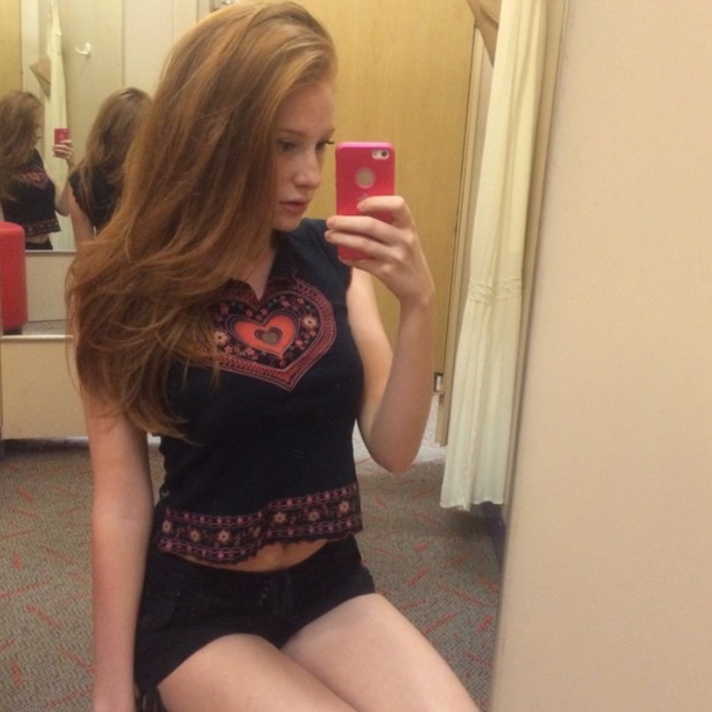 Vintage heart baby tee